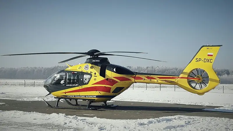 Śmigłowiec Eurocopter EC 135 Lotniczego Pogotowia Ratunkowego